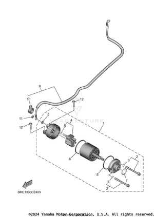 Starting Motor Schematic