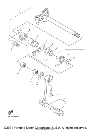 Shift Shaft Schematic