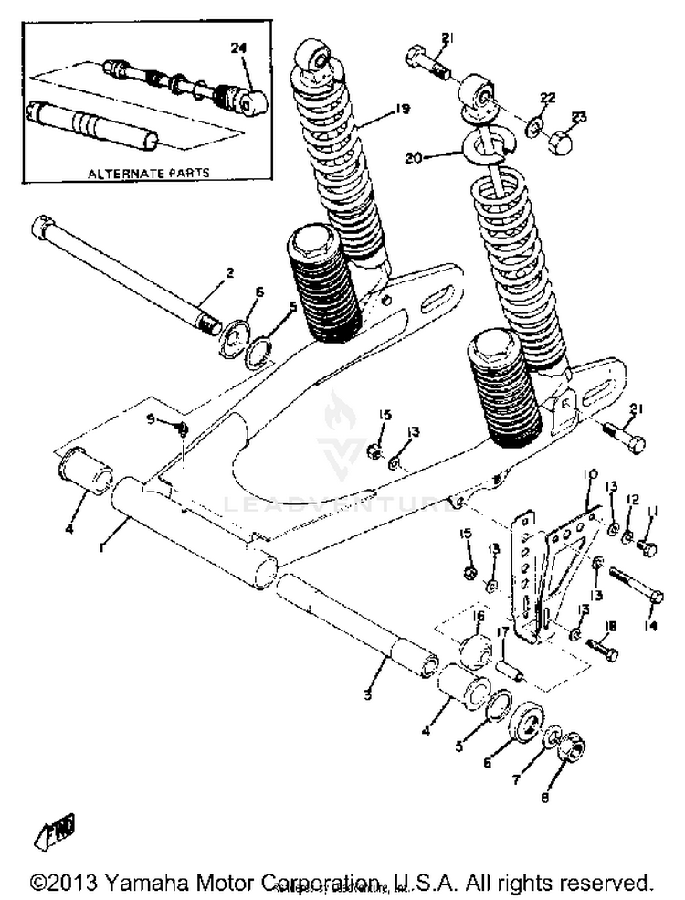 Rear Arm - Rear Cushion Schematic