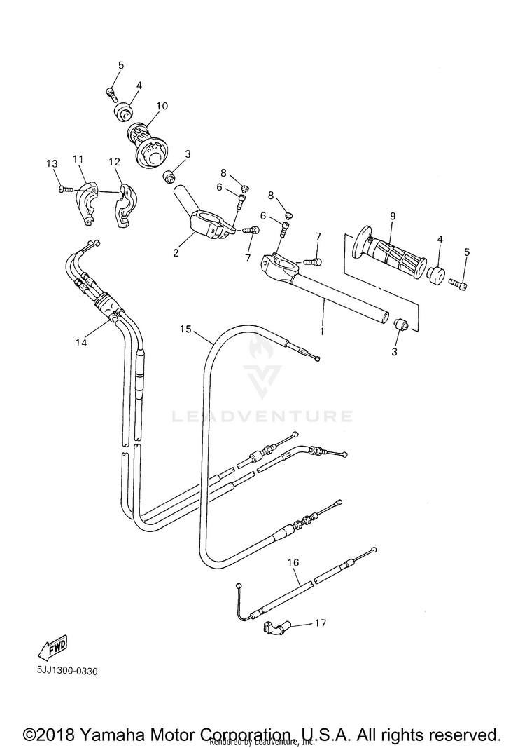 Steering Handle Cable Schematic