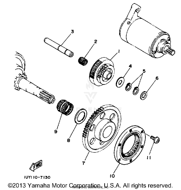 Starter Clutch Schematic
