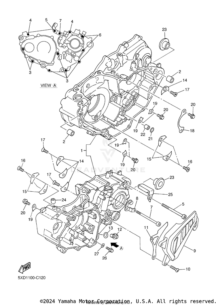 Crankcase Schematic