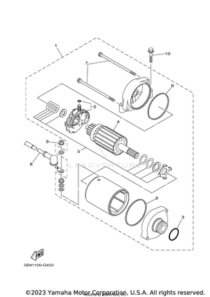Starting Motor Schematic