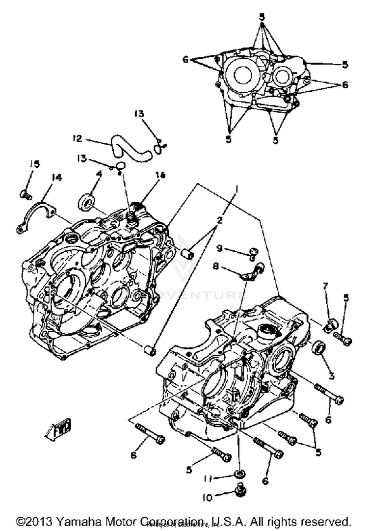 Crankcase Schematic