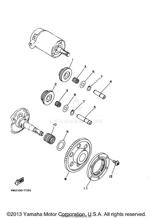 Starter Clutch Schematic