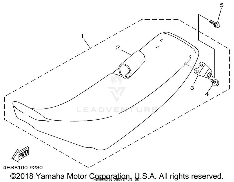 Seat YZ80 - YZ80L1 - 1999 Schematic