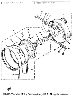 Head Lamp Schematic