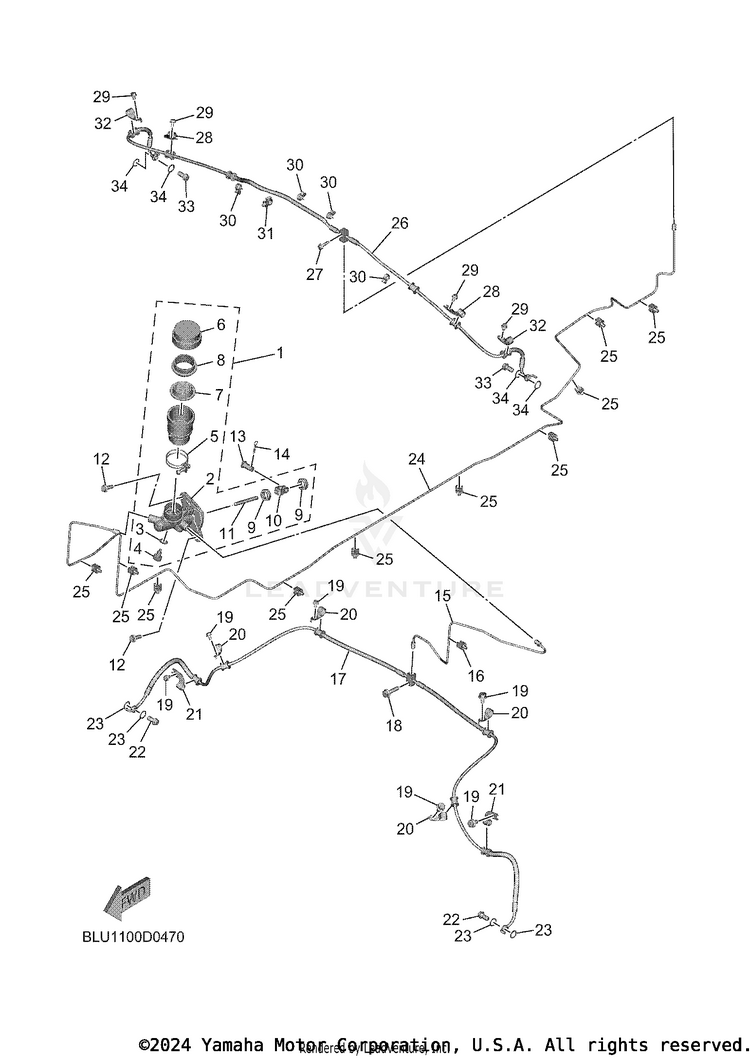 Master Cylinder Schematic