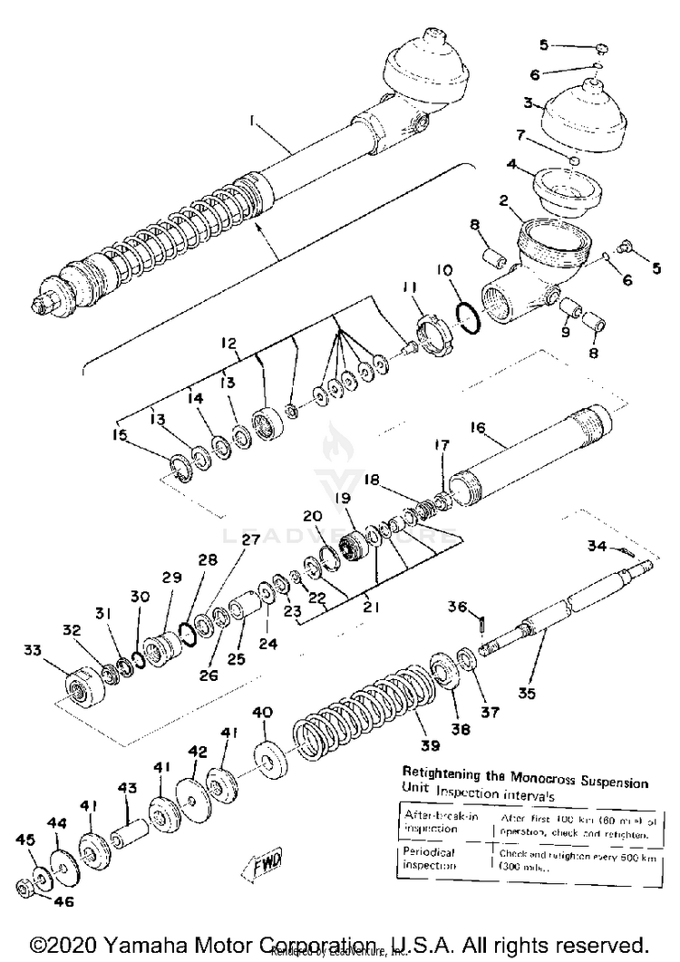 Rear Cushion Schematic