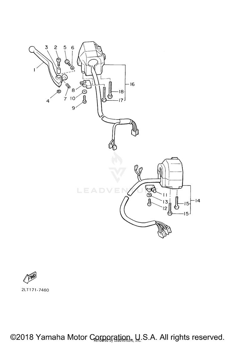 Handle Switch Lever Schematic