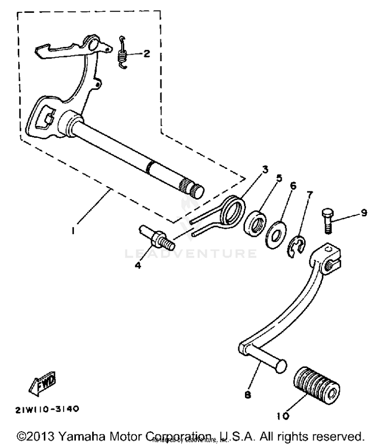 Shift Cam - Fork Schematic