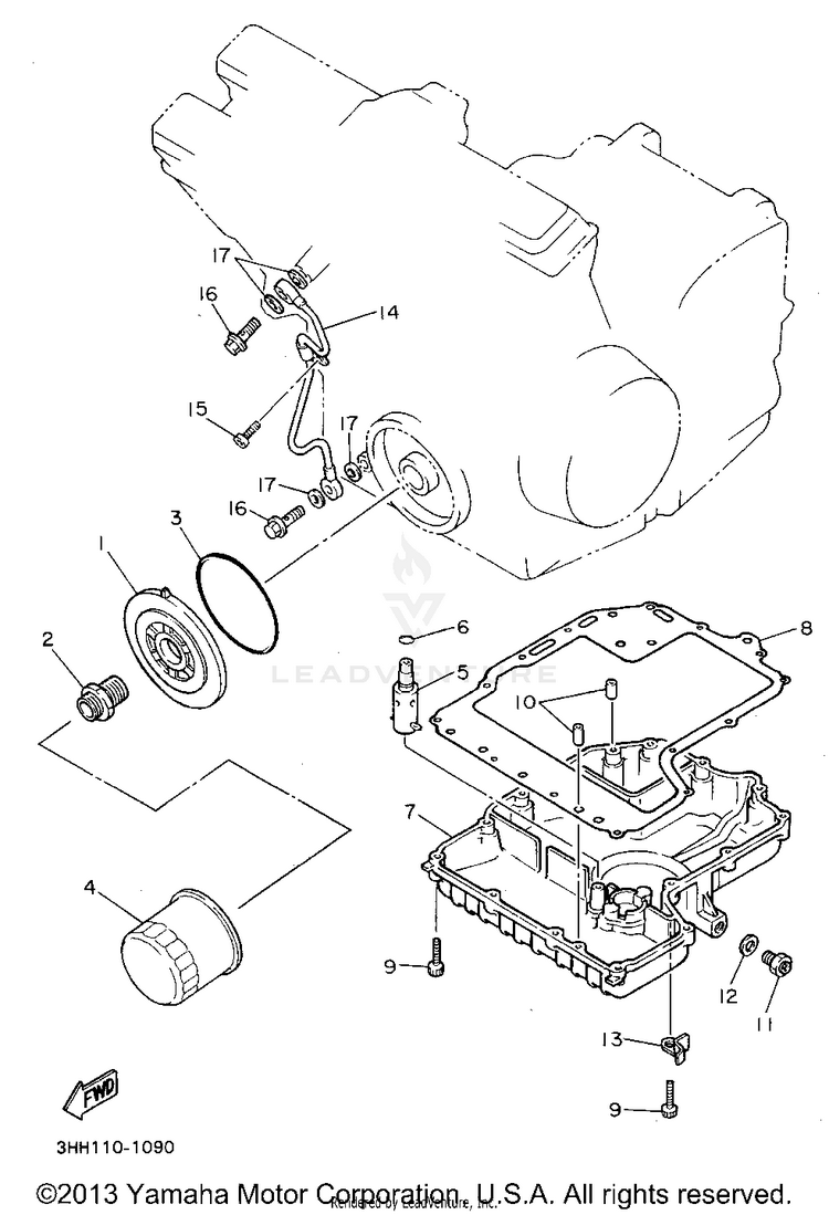 Oil Cooler Schematic