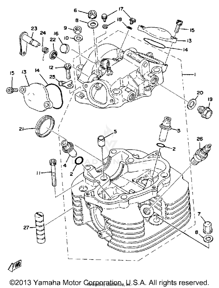 Cylinder Head Schematic