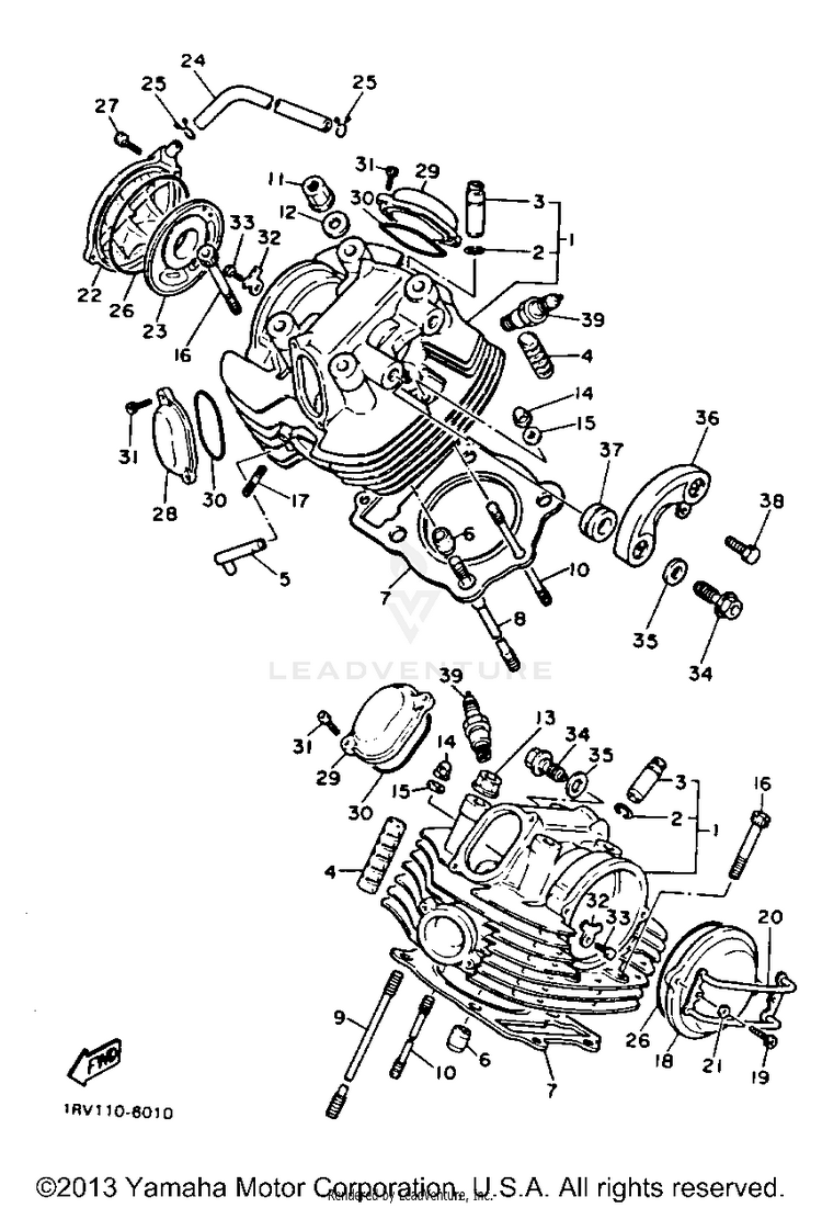 Cylinder Head Schematic