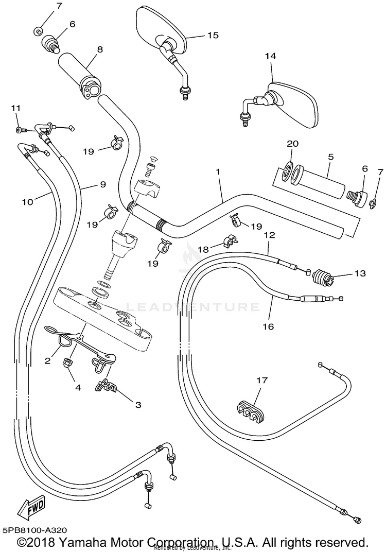 Steering Handle Cable Schematic