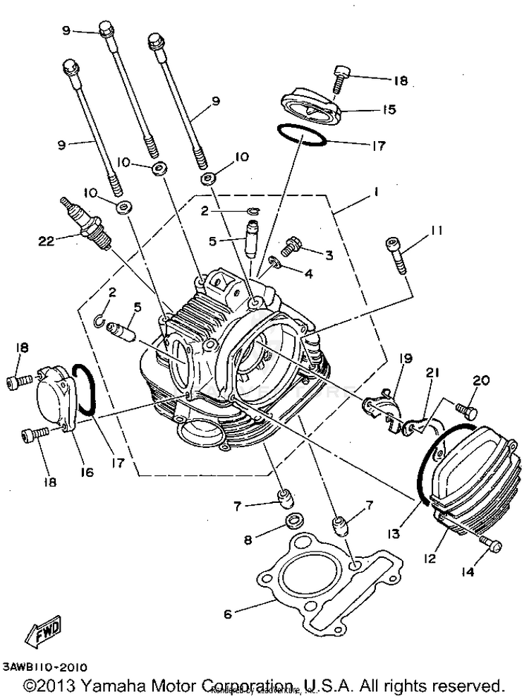 Cylinder Head Schematic