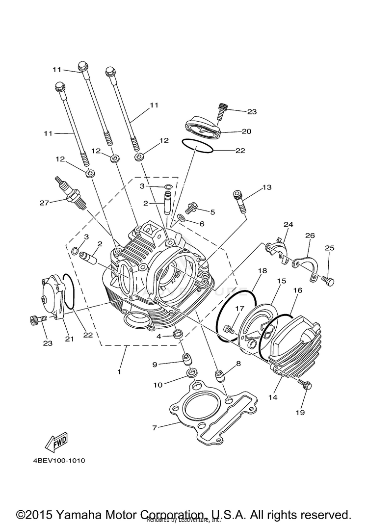 Cylinder Head Schematic