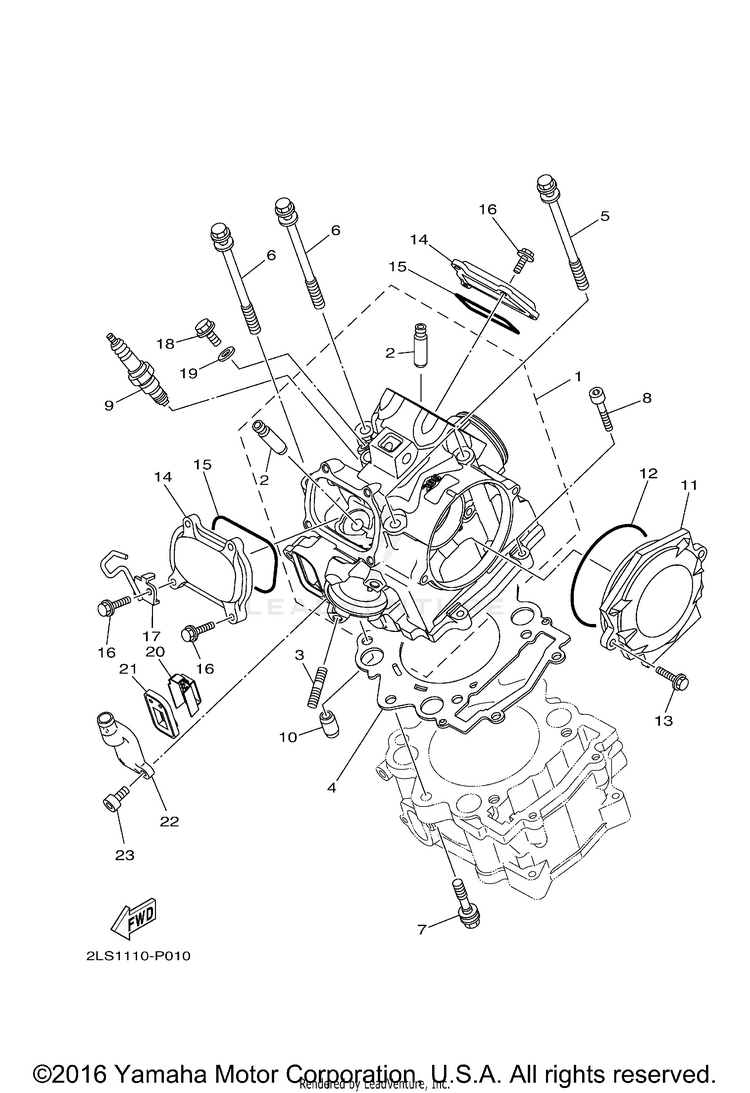 Cylinder Head Schematic