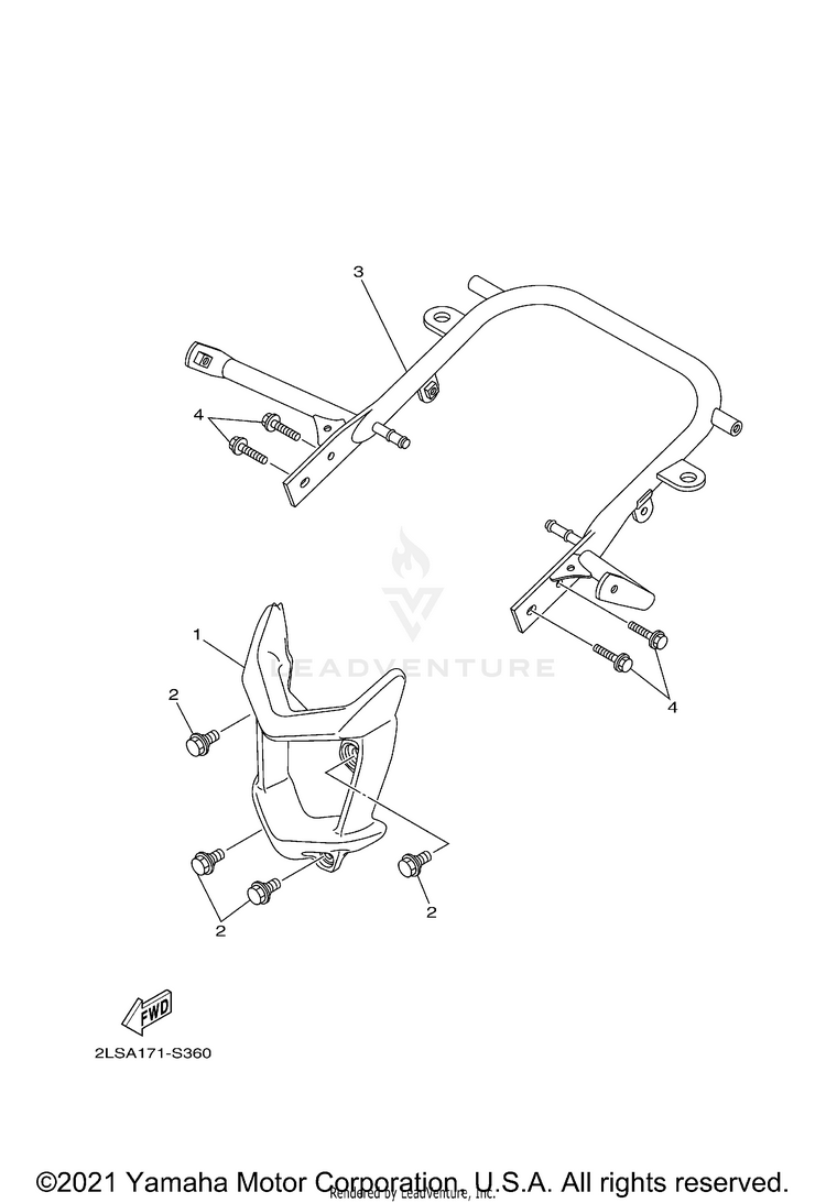 Guard RAPTOR 700R SPECIAL - YFM70RCCMB - 2021 Schematic