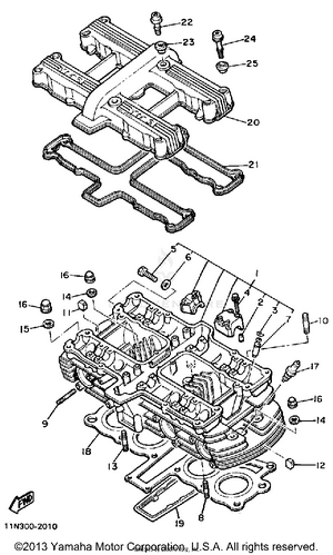 Cylinder Head Schematic