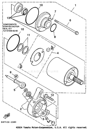 Starting Motor Schematic