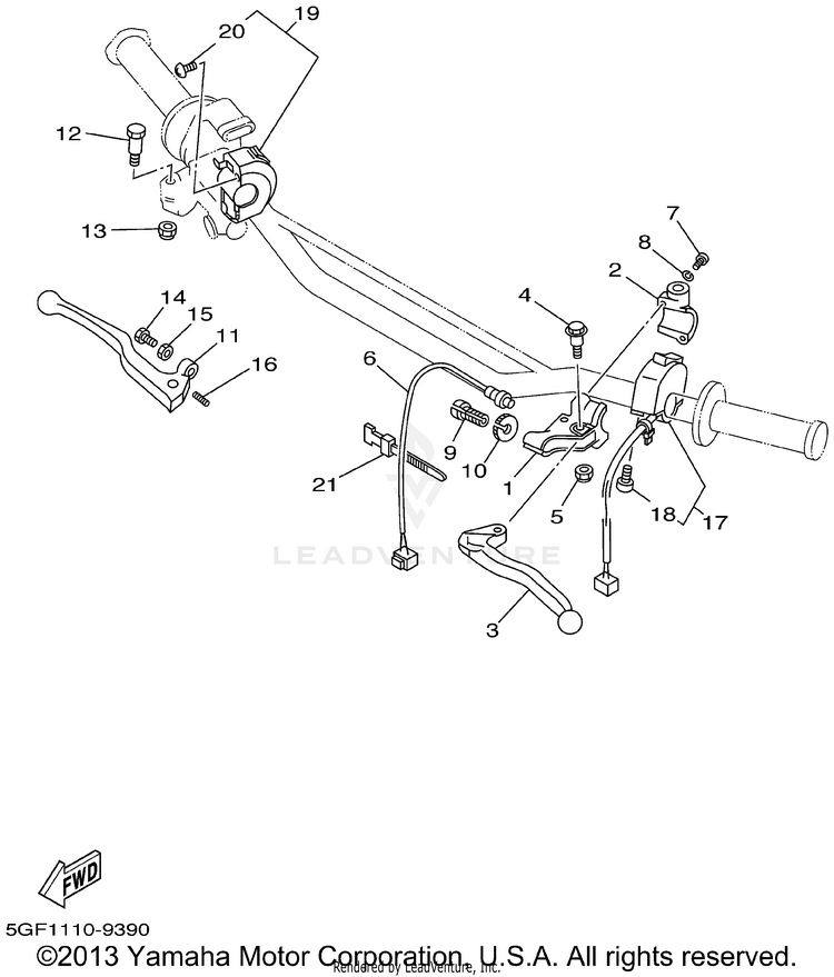 Handle Switch Lever Schematic