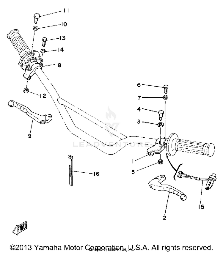 Handle Switch - Lever Schematic