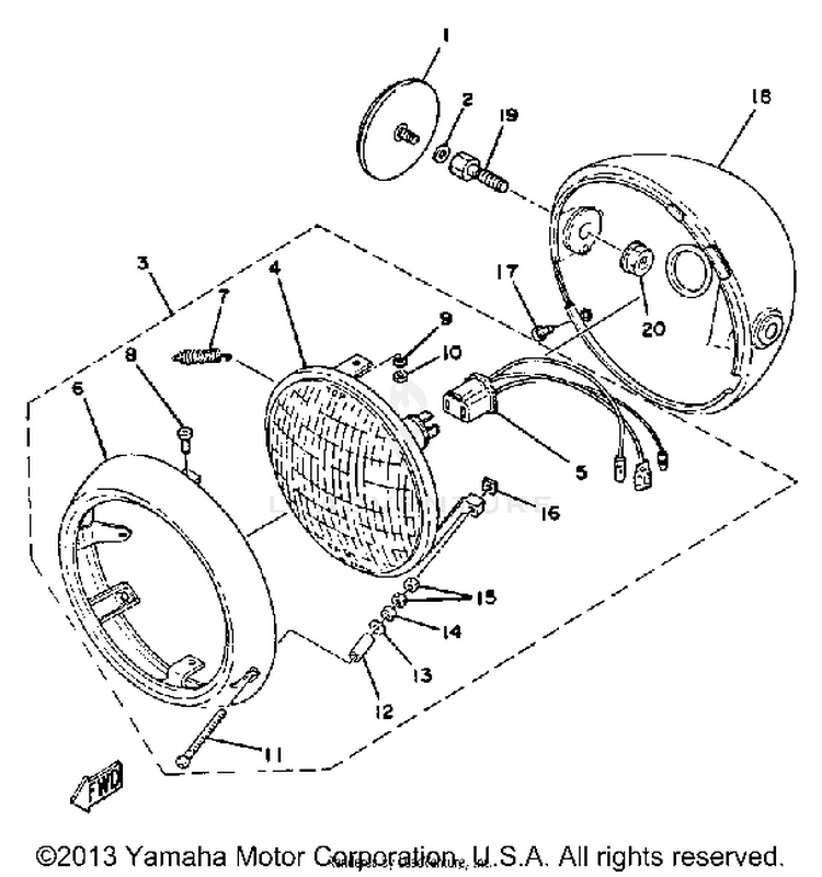 Headlight Schematic