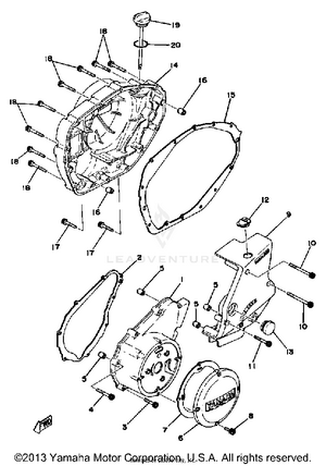 Crankcase Cover Schematic