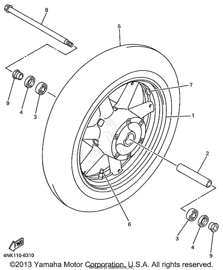 Front Wheel Schematic