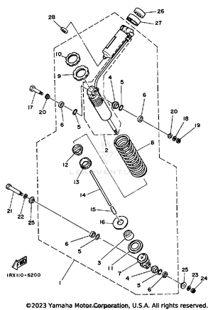 Rear Shocks Schematic