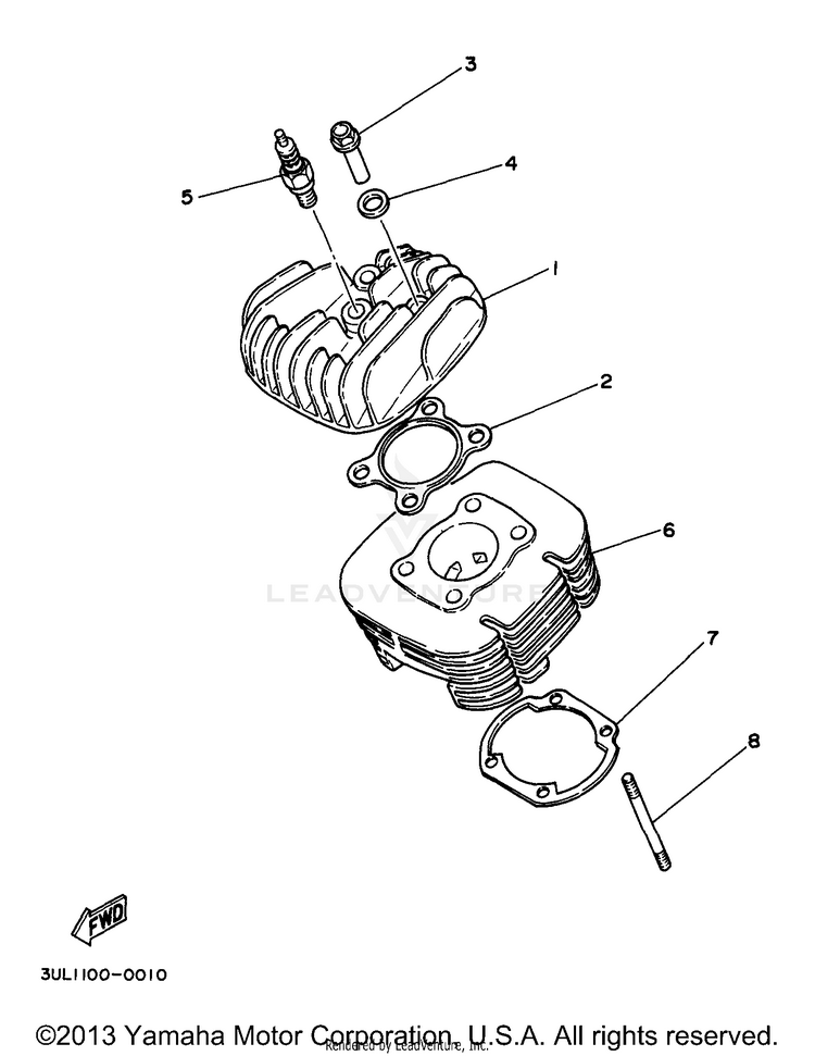 Cylinder Head Schematic