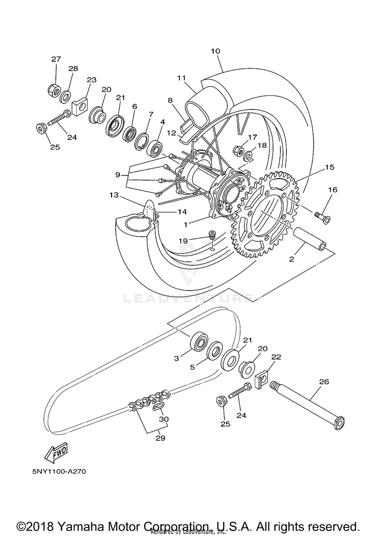 Rear Wheel Schematic