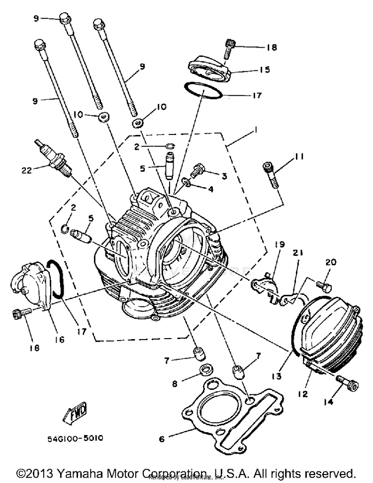 Cylinder Head Schematic