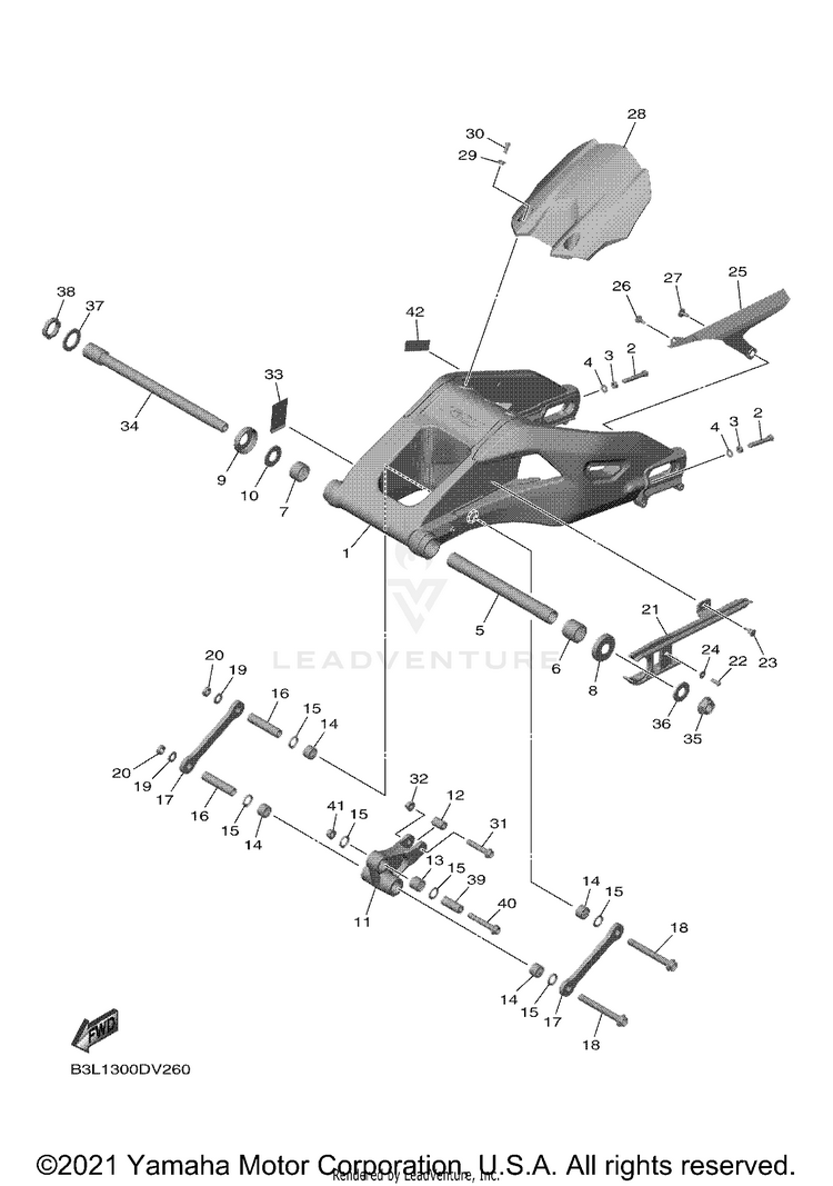 Rear Arm Schematic
