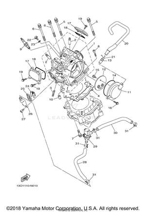 Cylinder Head Schematic
