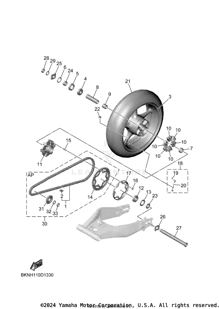 Rear Wheel Schematic