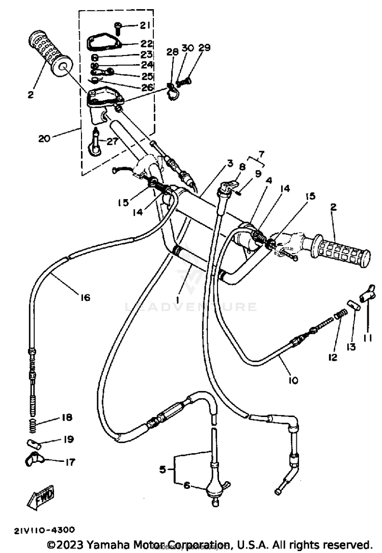 Handlebar-Cable Schematic