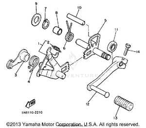 Shift Shaft Schematic