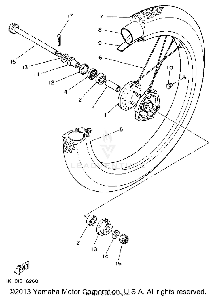 Front Wheel Schematic