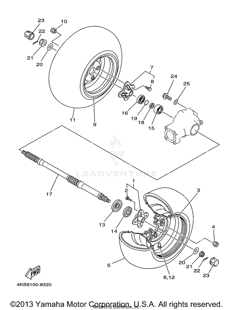 Rear Wheel Schematic