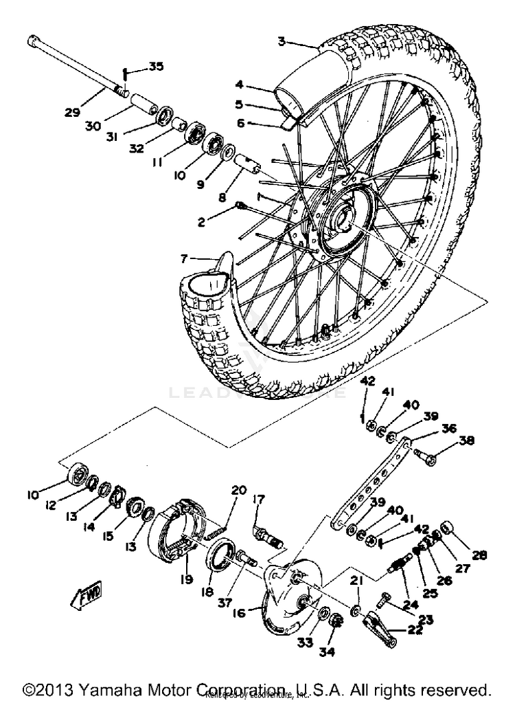 Front Wheel Schematic