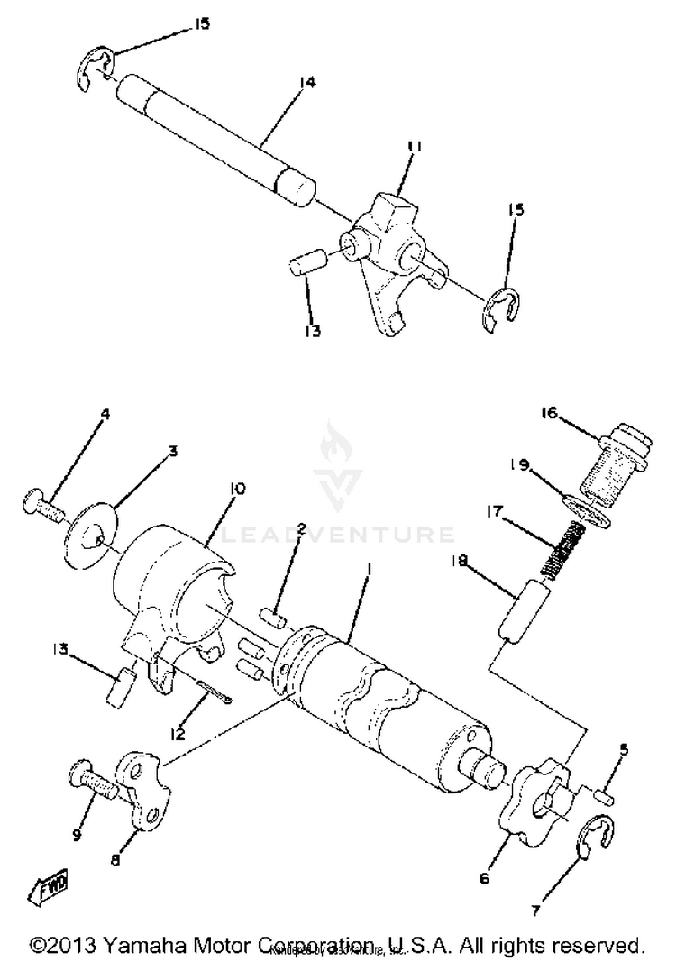 Shift Cam - Fork Schematic