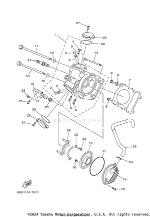 Cylinder Head Schematic