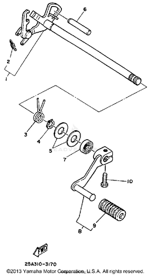 Shift Shaft Schematic