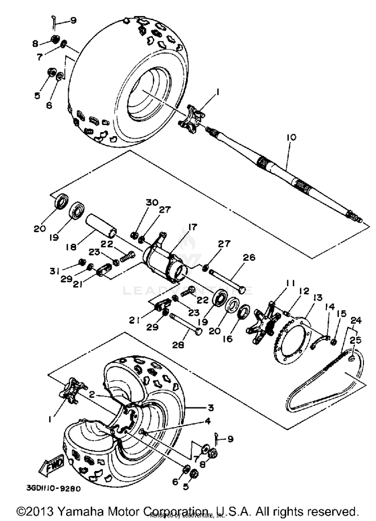 Rear Wheel Schematic