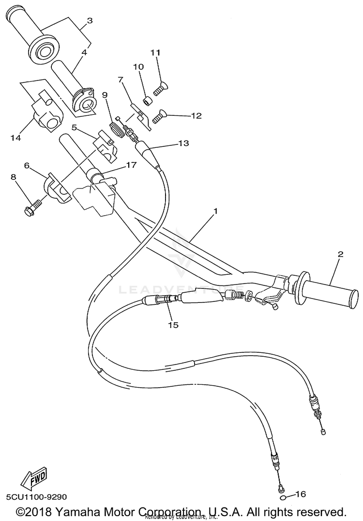 Steering Handle Cable Schematic