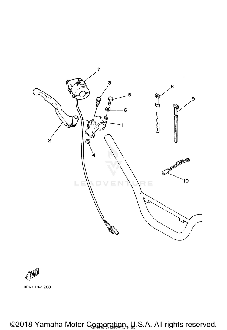 Handle Switch Lever Schematic