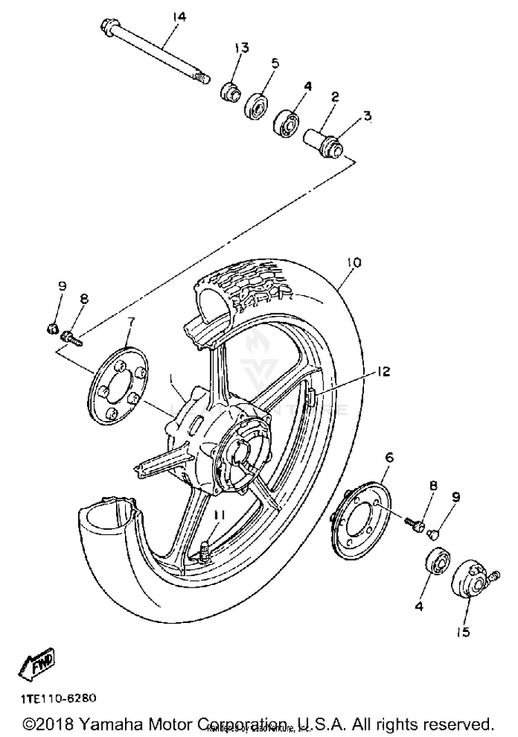 Front Wheel Schematic