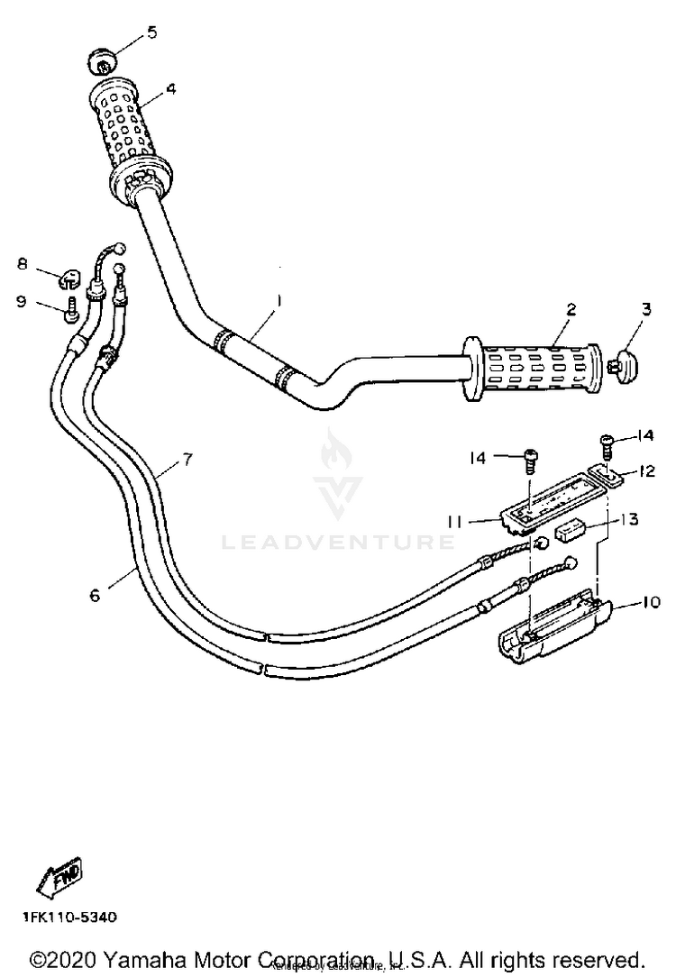 Handlebar Cable Schematic